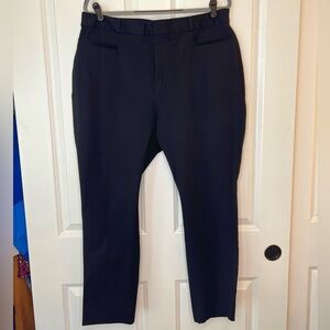 Banana Republic HIGH-RISE SLOAN PANT  full length 18 petite black slim